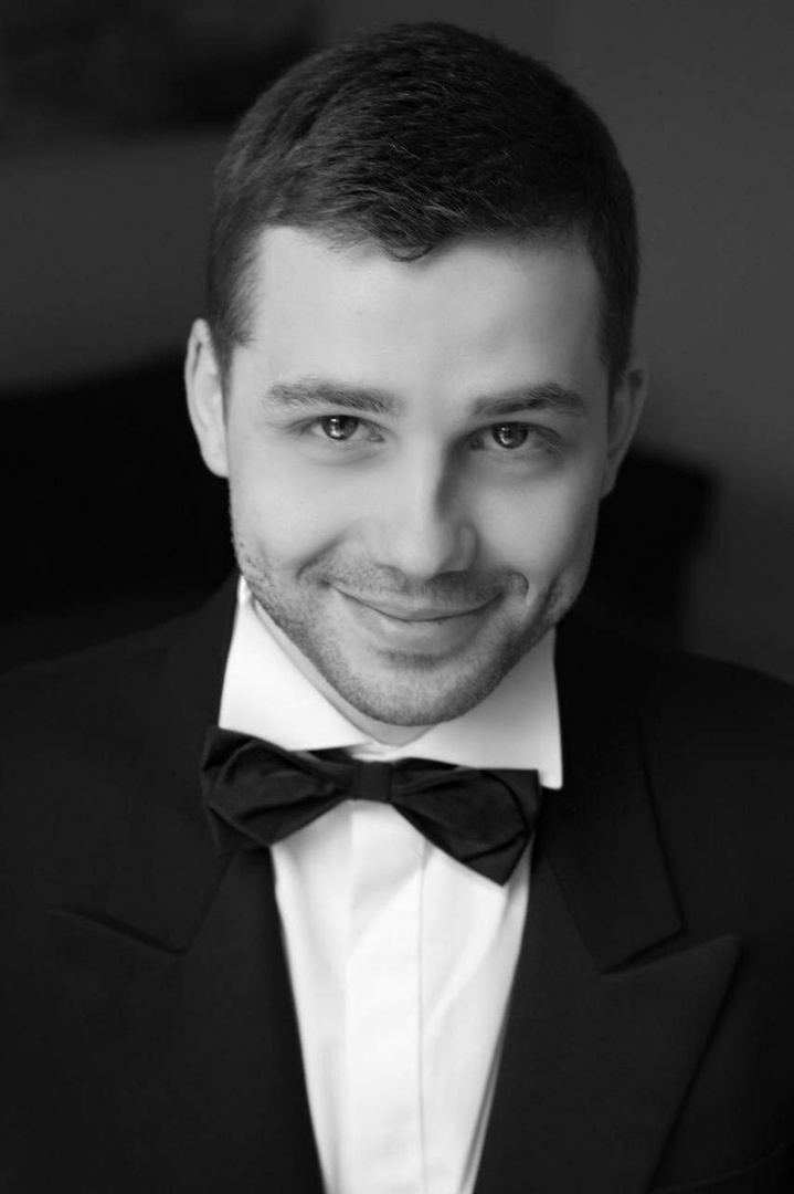 Yuriy Gerber at "La villa" restaurant.